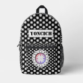 Sac À Dos Imprimé Ruban de trèfle blanc par Kenneth Yoncich (Recto)