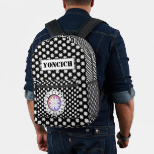 Sac À Dos Imprimé Ruban de trèfle blanc par Kenneth Yoncich