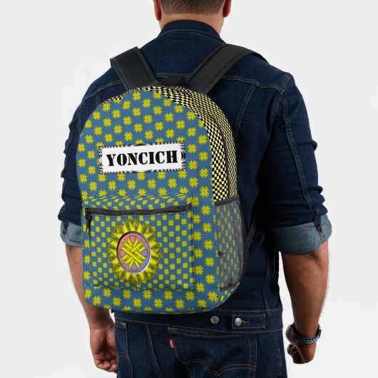 Sac À Dos Imprimé Ruban de trèfle jaune par Kenneth Yoncich (Insitu (Modèle))