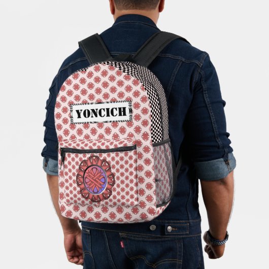 Sac À Dos Imprimé Ruban de trèfle rose par Kenneth Yoncich (Insitu (Modèle))