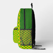 Sac À Dos Imprimé Ruban de trèfle vert de chaux par Kenneth Yoncich (Droite)