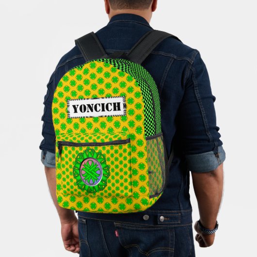 Sac À Dos Imprimé Ruban de trèfle vert de chaux par Kenneth Yoncich (Insitu (Modèle))