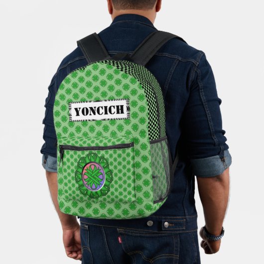 Sac À Dos Imprimé Ruban de trèfle vert par Kenneth Yoncich (Insitu (Modèle))