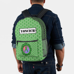 Sac À Dos Imprimé Ruban Green Standard par Kenneth Yoncich