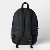 Sac À Dos Imprimé Ruban standard gris par Kenneth Yoncich (Verso)