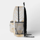 Sac À Dos Imprimé Rustique moderne Feuilles mélangés 8 (Droite)