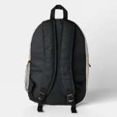 Sac À Dos Imprimé Rustique moderne Feuilles mélangés 8 (Verso)
