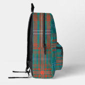 Sac À Dos Imprimé Rustique Plaid Orange Wilson Tartan (Gauche)