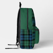 Sac À Dos Imprimé Rustique Plaid Personnalisé Campbell Tartan (Gauche)
