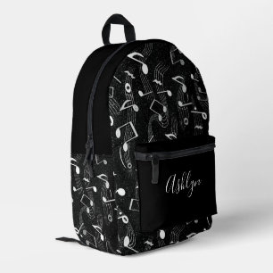 Sac À Dos Imprimé Rythme en mouvement - Motif d'instruments de musiq