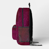Sac À Dos Imprimé Sacoche Burgundy personnalisée - Commandes en vrac (Droite)
