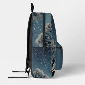 Sac À Dos Imprimé Sacoche de nuit Monogramme sur mesure (Gauche)