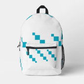 Sac À Dos Imprimé Sacoche géométrique Pixellée (Recto)