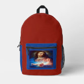 Sac À Dos Imprimé Sacré Coeur de Jésus (Recto)