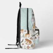 Sac À Dos Imprimé Safari Animaux Motif Blue Boy (Gauche)