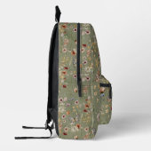 Sac À Dos Imprimé Sage Monogram Boho Butterflies Fleurs sauvages (Gauche)