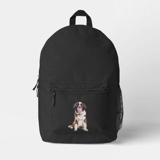 Sac À Dos Imprimé Saint-Bernard (Recto)