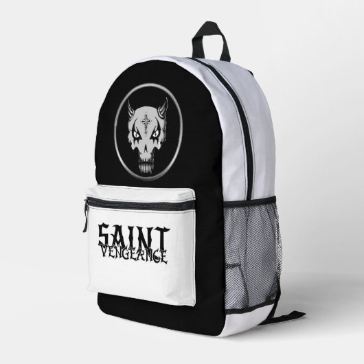 SAC À DOS IMPRIMÉ SAINTE VENGEANCE (Coin arrière droit)