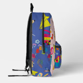 Sac À Dos Imprimé Saison de rentrée scolaire  (Gauche)