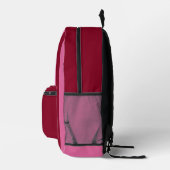 Sac À Dos Imprimé Salsa Flamingo Rayure Rose (Droite)