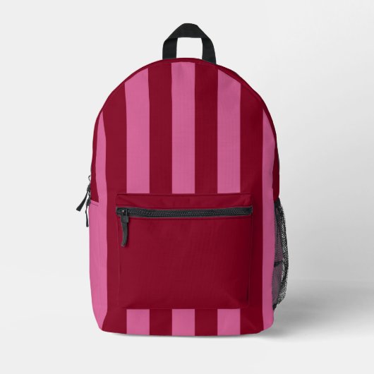 Sac À Dos Imprimé Salsa Flamingo Rayure Rose (Recto)