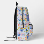 Sac À Dos Imprimé Sardines et citrons (Gauche)