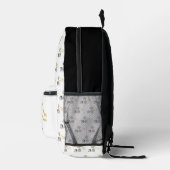 Sac À Dos Imprimé Saumon Sushi Rolls Avec Baguettes Illustration (Droite)