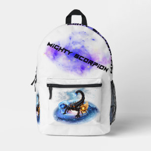 SAC À DOS IMPRIMÉ SCORPION DE L'ARCANE COSMIQUE