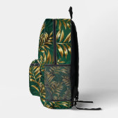 Sac À Dos Imprimé Seamless pattern with golden ferns (Droite)