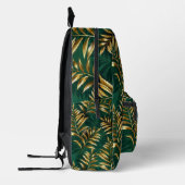 Sac À Dos Imprimé Seamless pattern with golden ferns (Gauche)