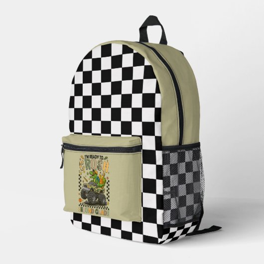 Sac À Dos Imprimé Second Grade Crusher: Monster Truck Confidence (Coin arrière droit)