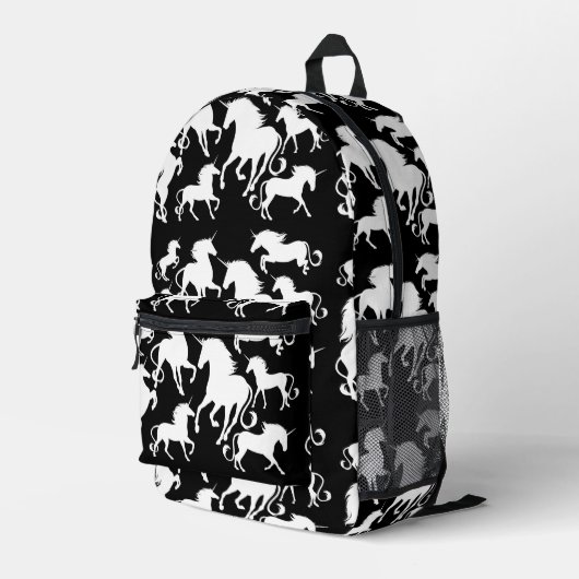 Sac À Dos Imprimé set of unicorn (Coin arrière droit)