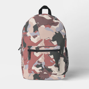 Sac À Dos Imprimé Shiba Inu Camo Motif
