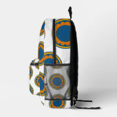 Sac À Dos Imprimé Shweshwe africain (Droite)