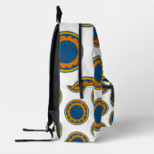 Sac À Dos Imprimé Shweshwe africain (Gauche)