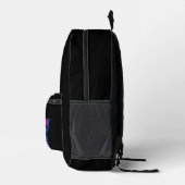 Sac À Dos Imprimé Signe de texte de fierté bisexuelle (Droite)