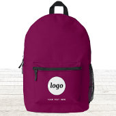 Sac À Dos Imprimé Simple Logo Texte promotionnel Business Magenta Pi