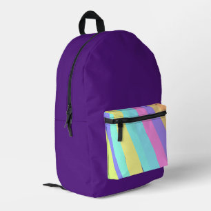 SAC À DOS IMPRIMÉ SIMPLE MODERNE MODERNE MONOGRAM ÉLÉGANT CHIC STYLE