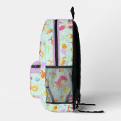Sac À Dos Imprimé Sirènes Bleu (Droite)