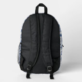 Sac À Dos Imprimé Skull Gzhel Pattern Personalized Backpack  (Verso)
