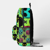Sac À Dos Imprimé Skull Pattern Backpack (Droite)