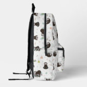 Sac À Dos Imprimé Sleepy Sweet Sloth Motif (Gauche)