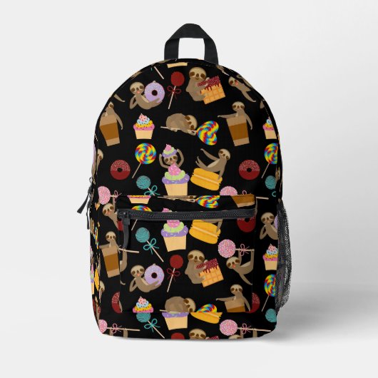 Sac À Dos Imprimé Sloth Sweet Traitements Motif (Recto)