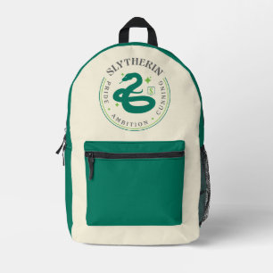 Sac À Dos Imprimé SLYTHERIN™ Insigne de fierté de la Maison du serpe