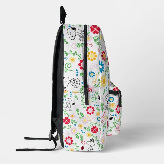 Sac À Dos Imprimé Snoopy So Sweet Flower Motif (Gauche)