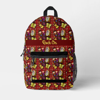 Sac À Dos Imprimé Sock Hop Motif Red Fun Happy Oldies Art
