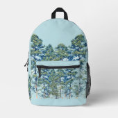 Sac À Dos Imprimé Socle Des Arbres (Recto)