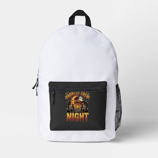 Sac À Dos Imprimé Soirée d'Halloween de l'équipe hantée (Recto)