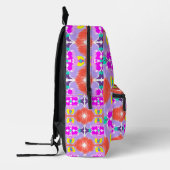 Sac À Dos Imprimé Solar Bloom Kaleidoscope Throw Pillow (Gauche)