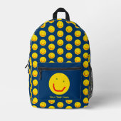 Sac À Dos Imprimé Soleil souriant, visage joyeux (Recto)